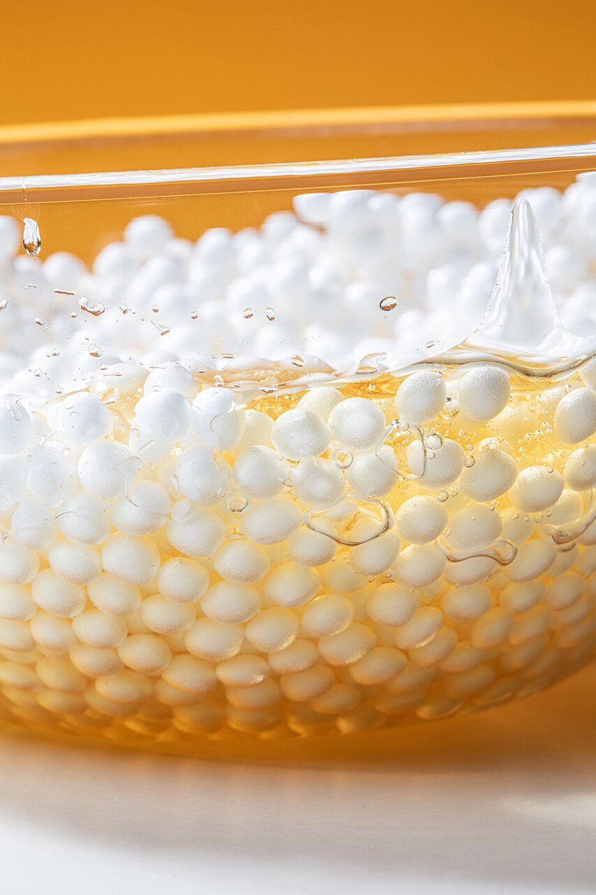 Infinergy can be used as an elastic, ecofriendly layer for outdoor flooring systems. (Source: BASF)