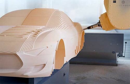 Rampf boards are used, amongst others, for the manufacture of styling, master, cubing, and presentation models, negative molds for casting, design and form studies, and lay-up tools. (Source: Rampf)