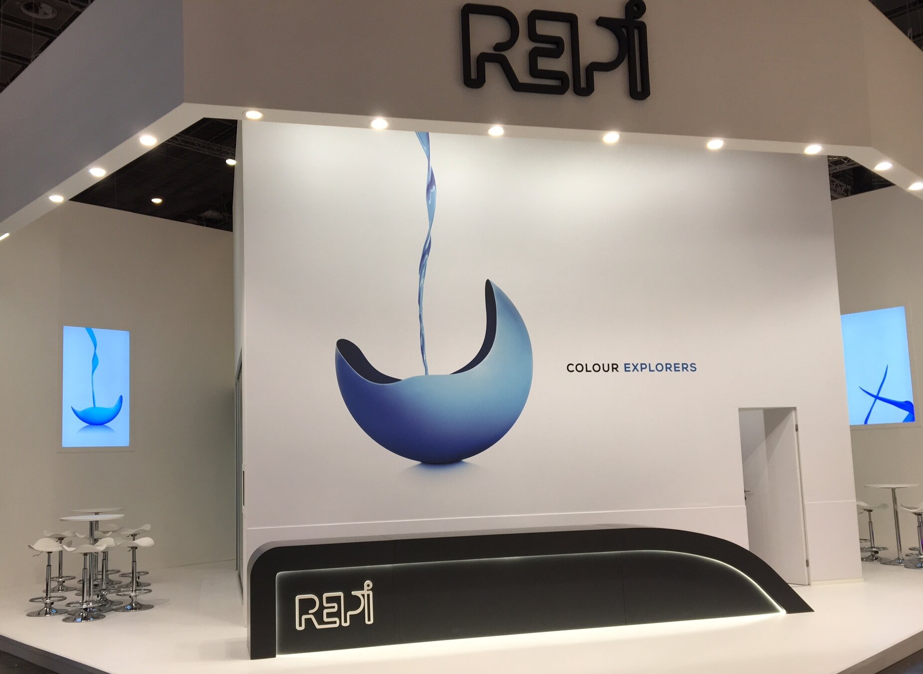 With the claim “Colour Explorers”, Repi launched a new image and communications approach at K 2016 (Source: Repi)