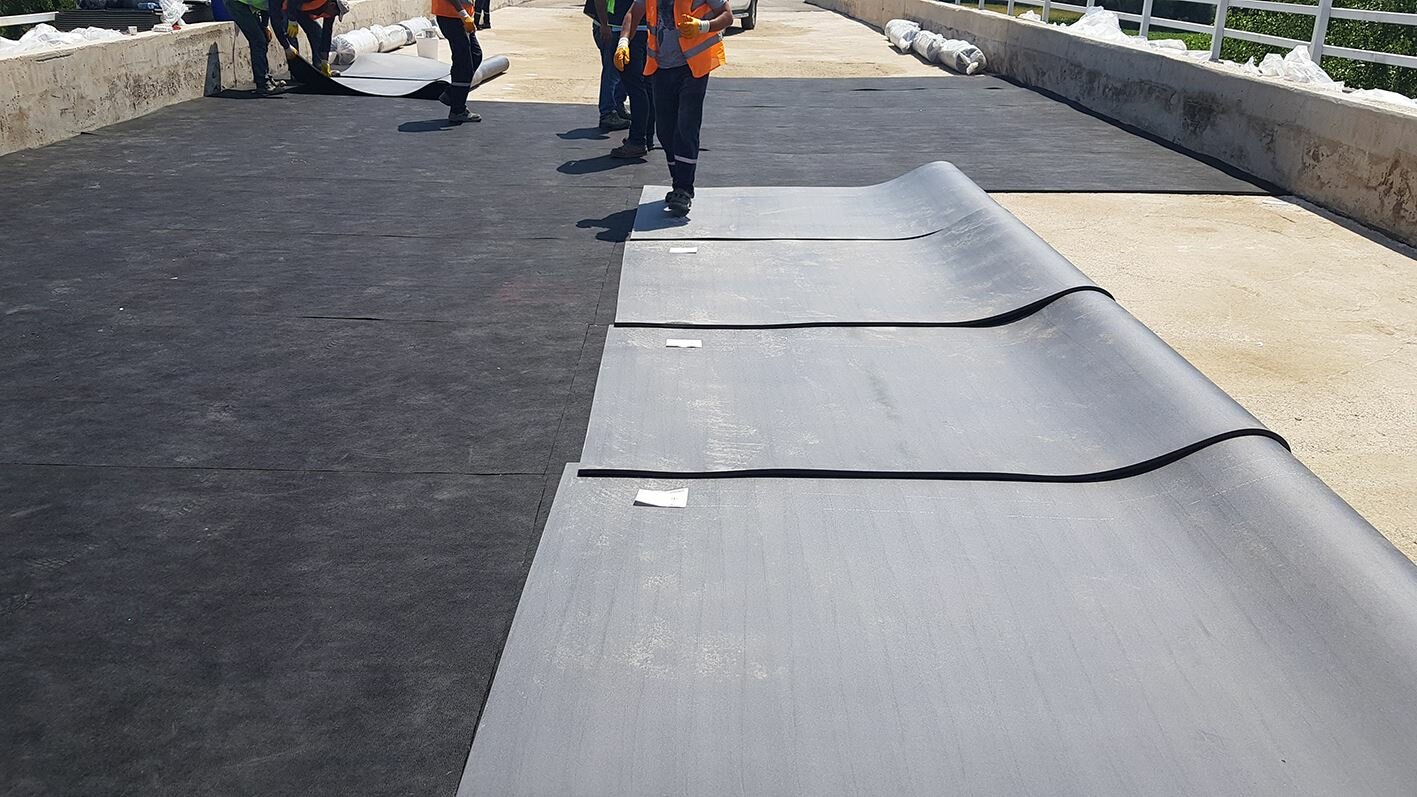 The under ballast mats will reduce the need for maintenance on the new high-speed line. (Source: Getzner Werkstoffe)