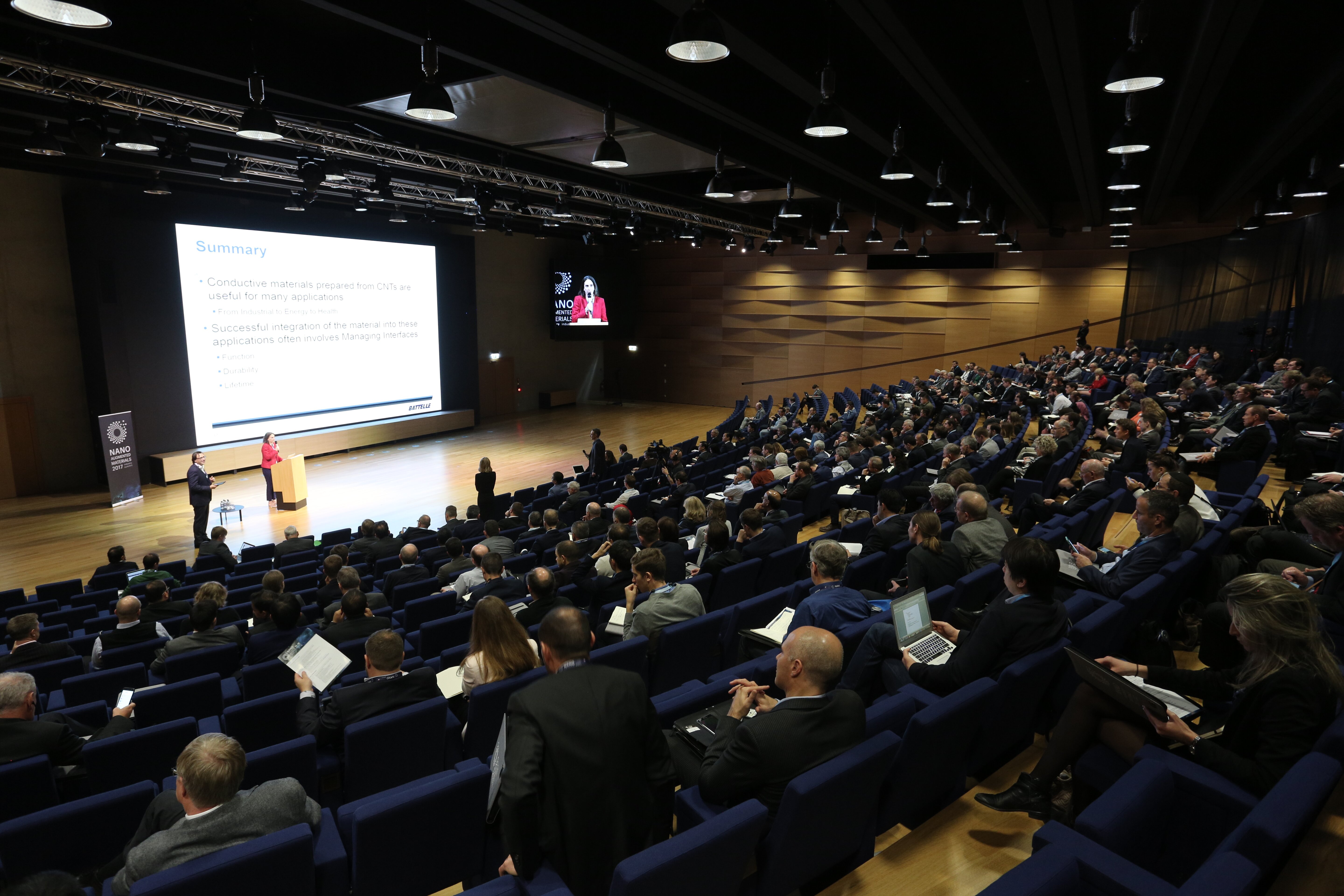 The “Nanoaugmented Materials Industry Summit 2017” gathered together around 400 attendees from 30 countries. (Source: OCSiAl)