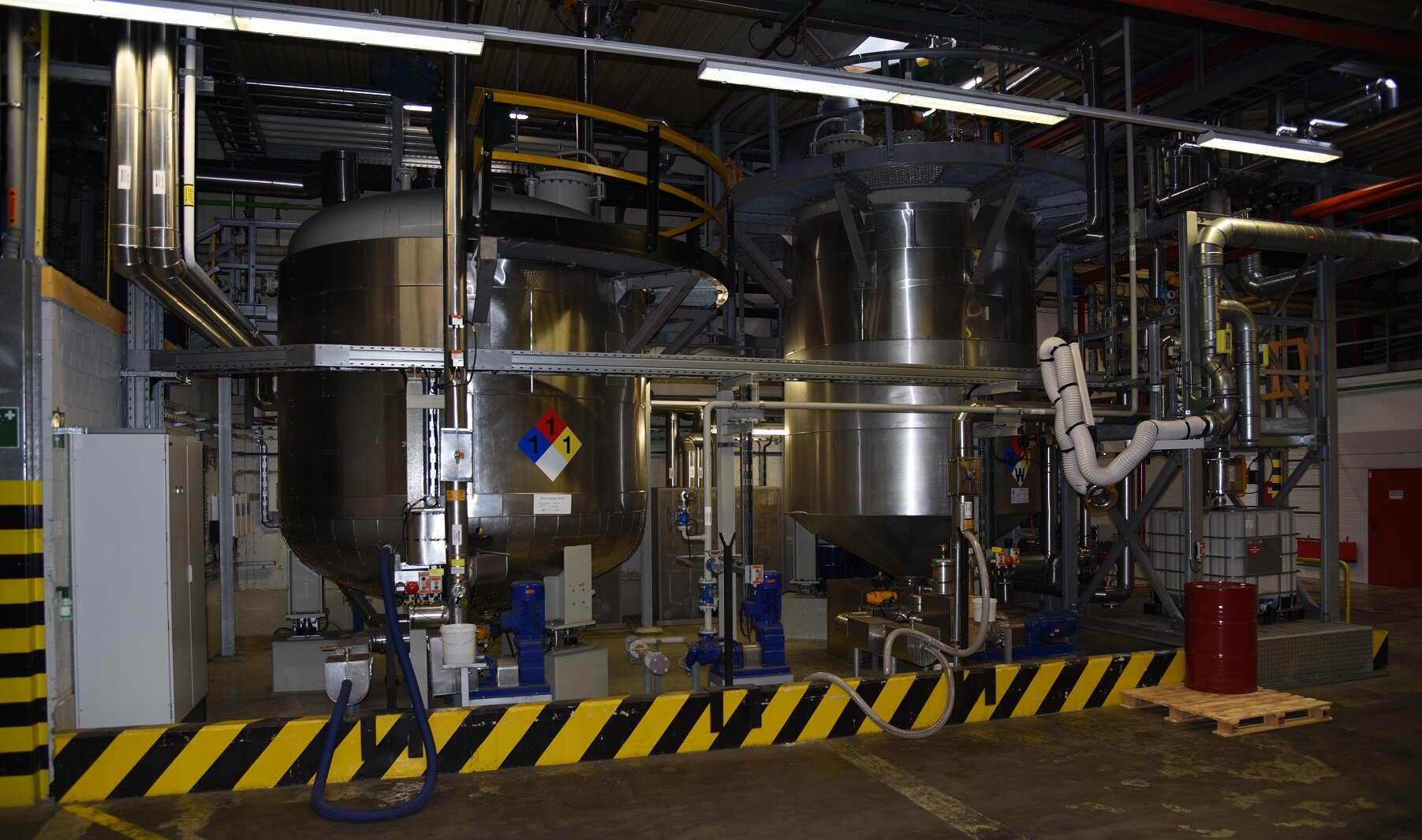 New prepolymer reactor at Dow's PU System House in Ahlen, Germany (Source: Dow)