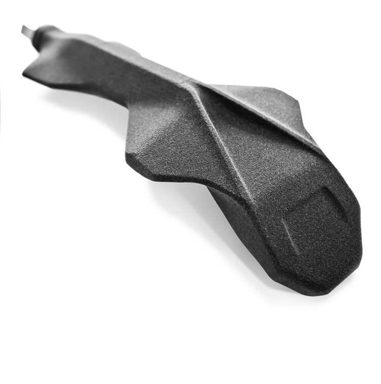 Motorcycle license plate holder based on Vitrox resin technology (Source: Huntsman)